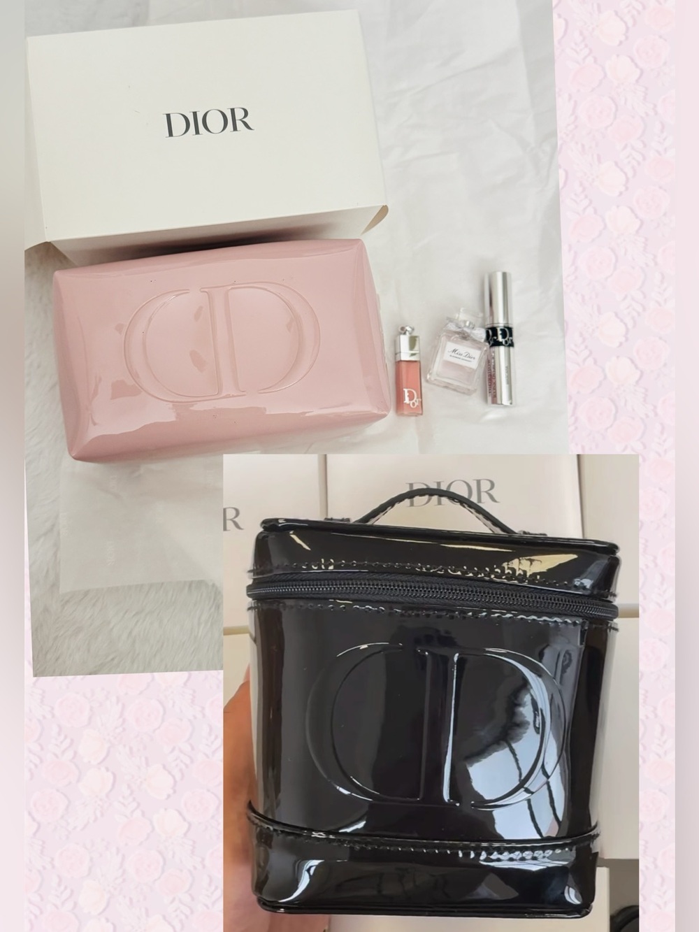 2 Dior beauty pouchs/bags